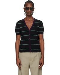 Dries Van Noten - Striped Cardigan - Lyst