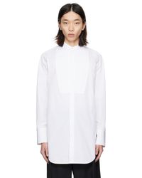 Jil Sander - White Plastron Shirt - Lyst