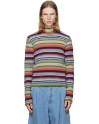 Dries Van Noten - Ribbed Wool Turtleneck - Lyst