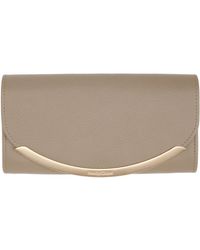 See By Chloé - Long portefeuille lizzie taupe - Lyst