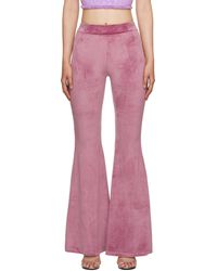 Gcds - Pink Flared Trousers - Lyst