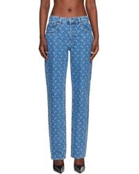 Marine Serre - Moon Laser Straight Jeans - Lyst