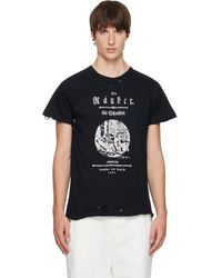 HYACYN - Distressed Safety Pin T-Shirt - Lyst