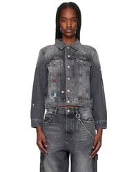 Marc Jacobs - Charm Shrunken Trucker Denim Jacket - Lyst