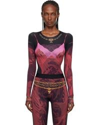 Marine Serre - Wet Nuisette Printed Jersey Ls T-Shirt - Lyst