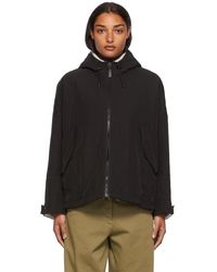 Army by Yves Salomon Reversible Off- Shearling Cropped Parka - Black