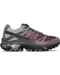 Salomon - Baskets Xt-4 Og Mauve Et Bleu - Lyst