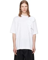 Simone Rocha - Ruffle Rosette Boxy T-Shirt - Lyst