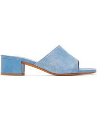 Maryam Nassir Zadeh Agatha Slide Heeled Sandals - Blue