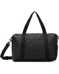 BOSS - Reflective Details Faux-Leather Holdall Duffle Bag - Lyst