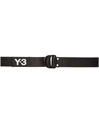 Y-3 Ceinture a logo noire