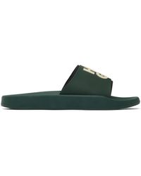 HUGO - Green Stacked Sandals - Lyst