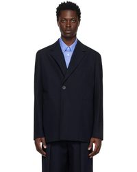 WOOYOUNGMI - Navy Single Blazer - Lyst