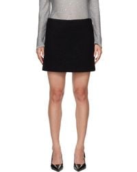 MSGM - Virgin Wool Miniskirt - Lyst