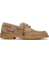 DSquared² - Tan Neoclassic Boat Shoes - Lyst