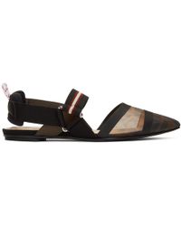 fendi pointed flats