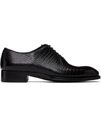 Tom Ford - Shiny Printed Croc Elkan Oxfords - Lyst