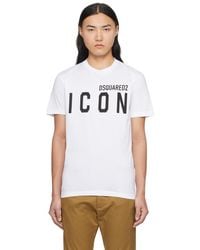 DSquared² - Dsqua2 ホワイト Be Icon Cool Tシャツ - Lyst