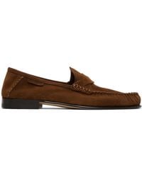 Tom Ford - Suede Twisted Band Ripley Loafers - Lyst