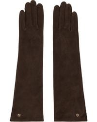 Handsome Stockholm - Essentials Long Suede Gloves - Lyst