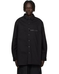 Y-3 - ブラック Ut ツイル オーバーシャツ - Lyst