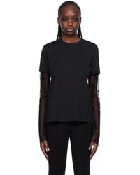 Givenchy - T-shirt à manches longues noir à motif 4g - Lyst