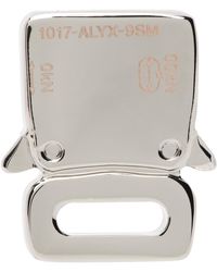 1017 ALYX 9SM - Silver Buckle Single Earring - Lyst
