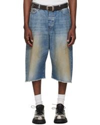 424 - Short Big Daddy Bleu En Denim - Lyst