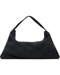 St. Agni - Suede Woven Shoulder Bag - Lyst