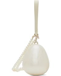 Simone Rocha - Off- Micro Pearl Egg Bag - Lyst