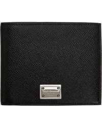 Dolce & Gabbana - ブラック カーフスキン コインポケット 財布 - Lyst