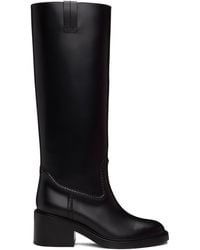 Chloé - Black Mallo Tall Boots - Lyst