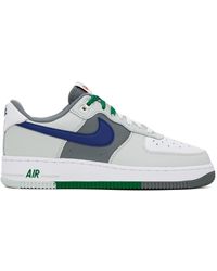 Nike - Gray & White Air Force 1 '07 Lv8 Sneakers - Lyst