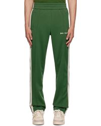 Palm Angels - Pantalon de survêtement vert à rayures - Lyst