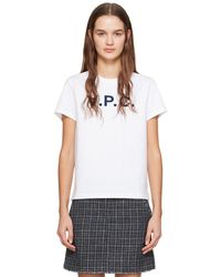 A.P.C. - . White Vpc T-shirt - Lyst