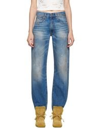 R13 - Ssense Exclusive Alice Slim Straight-Leg Jeans - Lyst