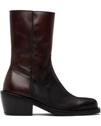 Dries Van Noten - High Leather Boots - Lyst