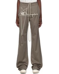 Rick Owens - Gray Champion Edition Dietrich Lounge Pants - Lyst