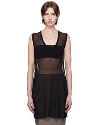 Rick Owens - Hollywood V Neck Sl Tank Top - Lyst