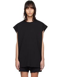 Thom Krom - T-shirt noir à bords bruts - Lyst