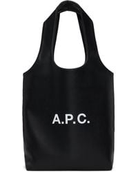A.P.C. - ブラック スモール Ninon トートバッグ - Lyst