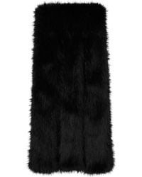 Simone Rocha - Triple Slit Faux Fur Scarf - Lyst