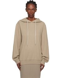 Rick Owens - Taupe Concordians Oversized Hoodie - Lyst