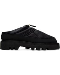 Sacai - Black Quilted Mules - Lyst