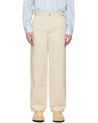 Jacquemus La Casa 'Le Pantalon Marzio' Trousers in White for Men
