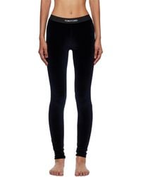 Tom Ford - Form-Fitting Velour Leggings - Lyst