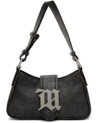 MISBHV - Gray Leather Small Bag - Lyst