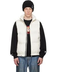 Aape By A Bathing Ape - 'Aapenow' Moonface Down Vest - Lyst