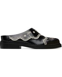 Simone Rocha - Floral Lace Mule Loafers - Lyst