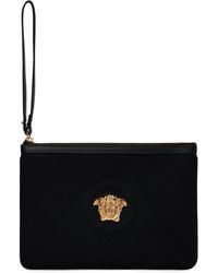 Versace - 'La Medusa' Canvas Pouch - Lyst
